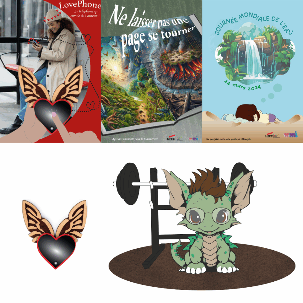 affiche cours de production graphique